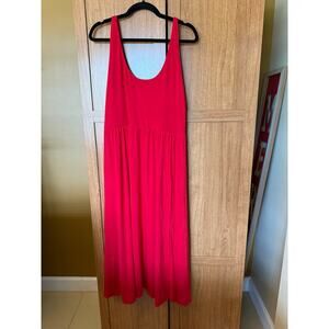 NWT A New Day Midi Ballet Dress Red Women's L